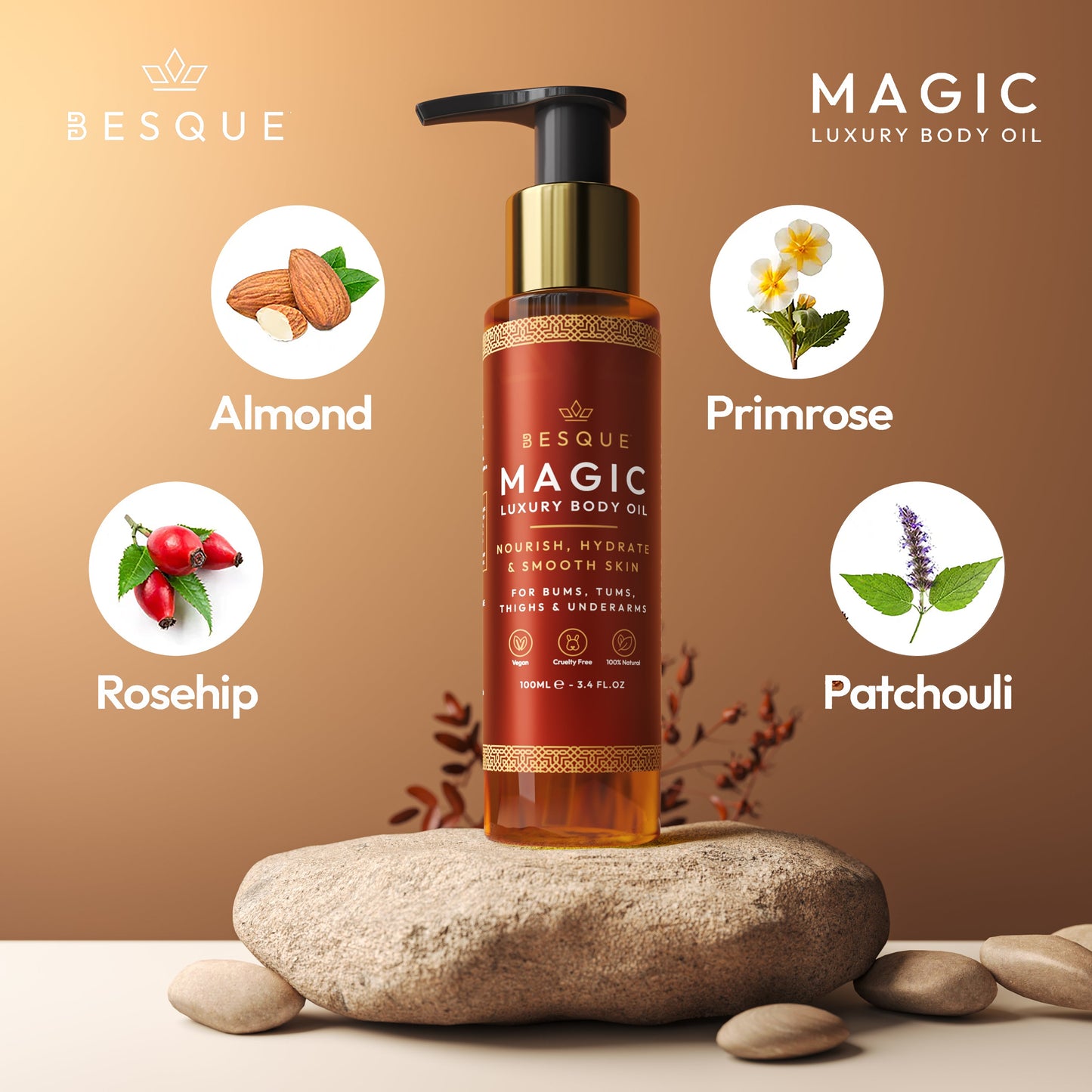 Besque® Magic Body Oil - 100ml